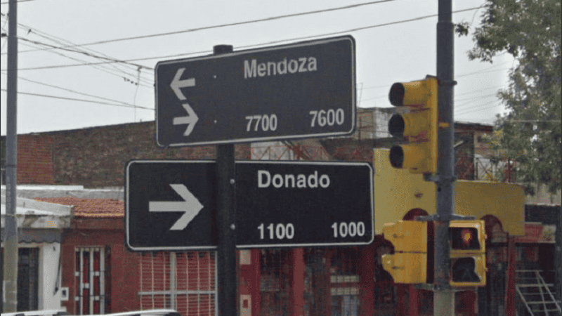 Ocurrió en la esquina de Mendoza y Donado.