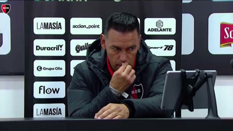 Fernando Gamboa habló en conferencia de prensa tras la caída ante Racing.