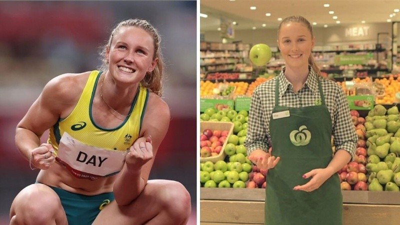 En 2018 se proclamó campeona de Australia, pero tuvo que seguir compaginando su pasión deportiva con su trabajo en este pequeño supermercado