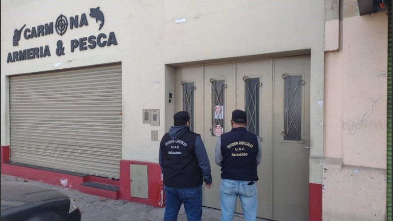 El local Carmona, otra vez allanado. 