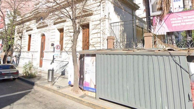 La vereda donde se produjeron los episodios denunciados.