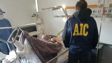 Piscione había entrado al Heca con el nombre de Gabriel Juncos, de 45 años.