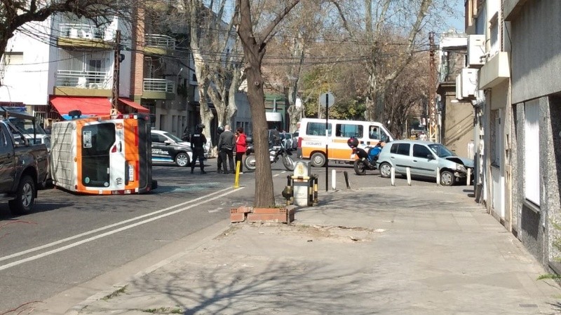 El impactante vuelco que conmocionó al barrio Agote este miércoles