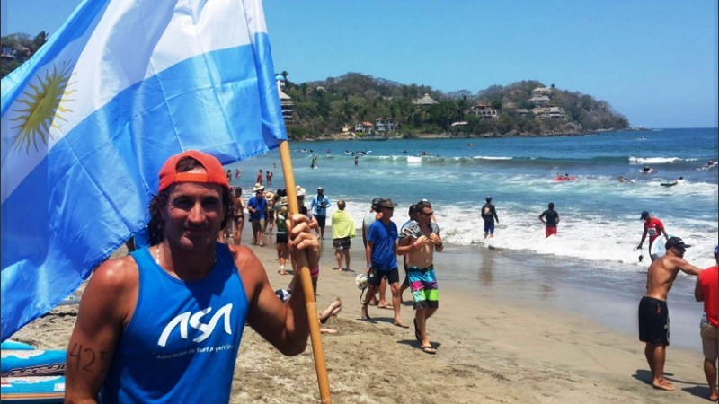 El querido surfista argentino que murió en México