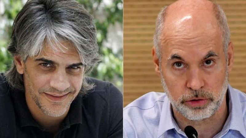 Pablo Echarri y Horacio Rodríguez Larreta.