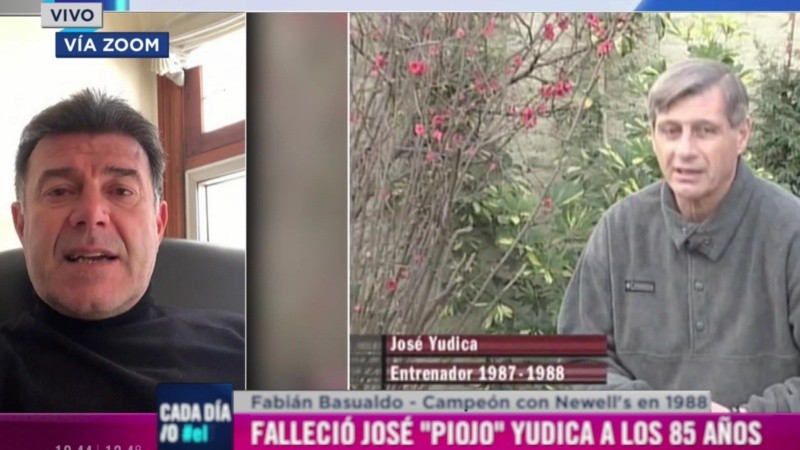 Fabian Basualdo fue campeón en el 88 de la mano de Yudica.