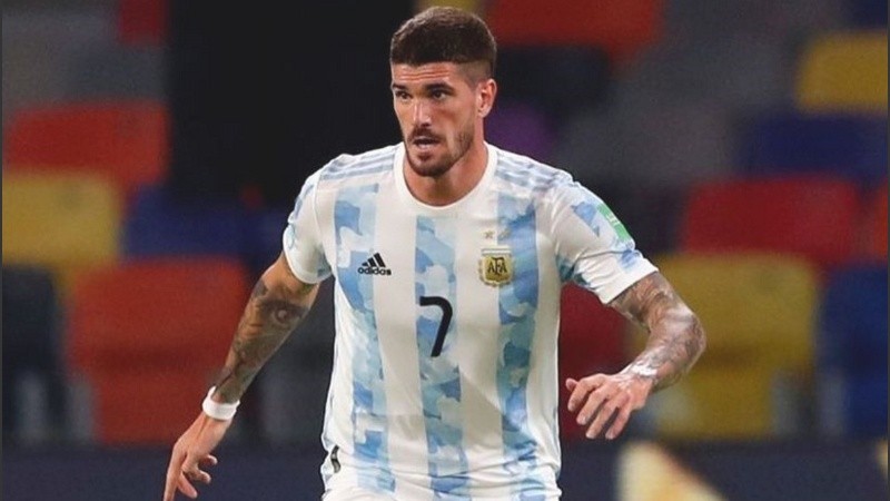 Está en riesgo la participación de Rodrigo De Paul en la selección argentina por la medida de La Liga. 