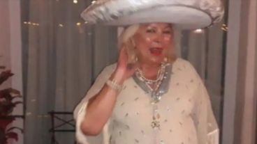 El festejo de Carrió incluyó mariachis.