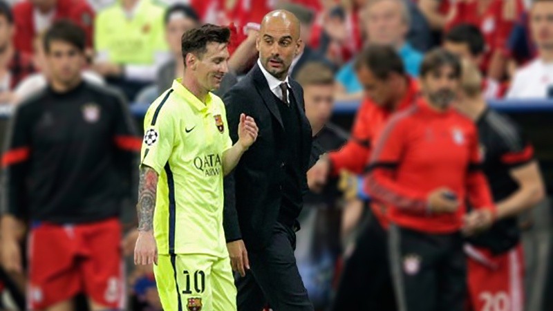 Lionel Messi y Pep Guardiola se volverán a cruzar en la Champions.