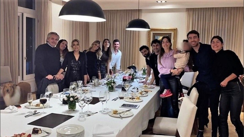 El cumpleaños de la primera dama en Olivos, julio de 2020.