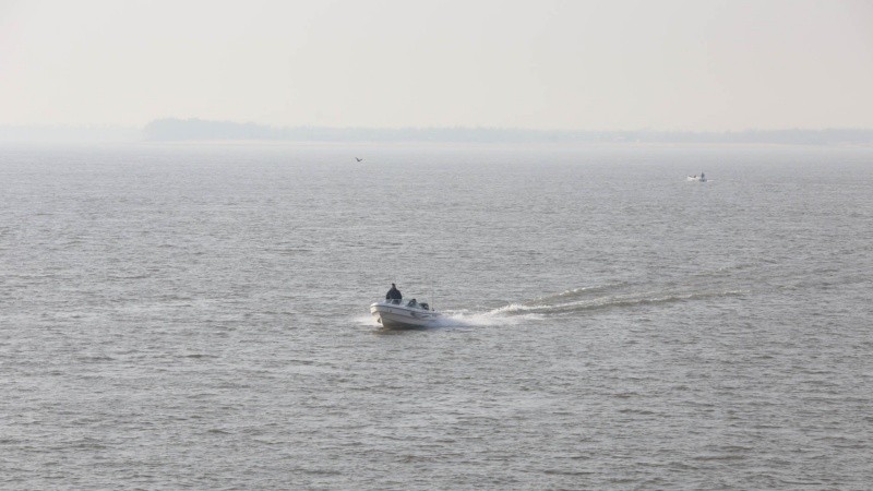El humo fue intenso este viernes en Rosario.
