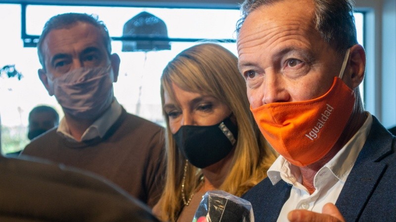 Rubén Giustiniani, precandidato a senador nacional por el Frente Amplio Progresista (FAP).