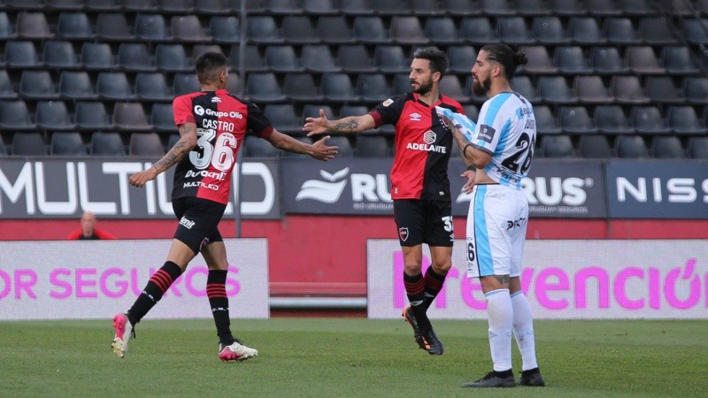 Scocco hizo un golazo pero le llegó poco.