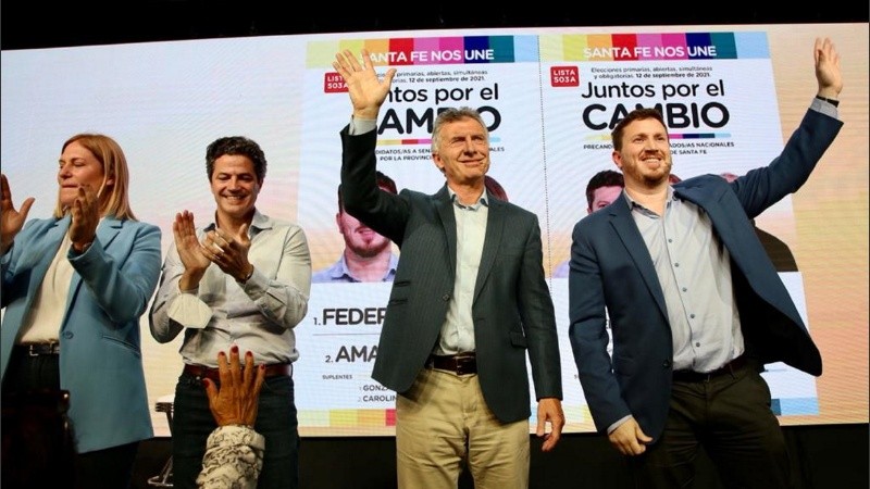 El respaldo de Macri a Angelini, Granata, Laspina y Lehmann en Rosario