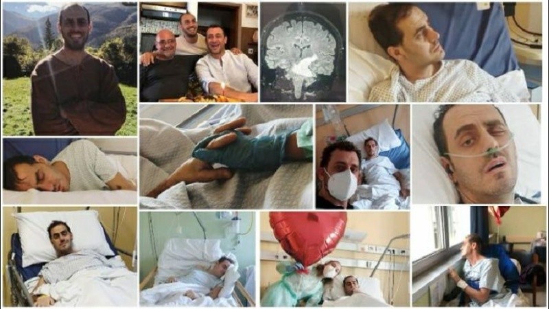 Lucas, padre de dos hijos, nació en Argentina y hace 15 años se mudó a Italia. 