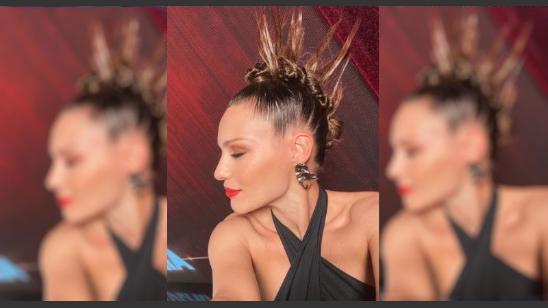 La modelo, jurado y conductora Pampita.