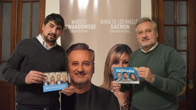 Matías Fernández junto a Marcelo Lewandowski