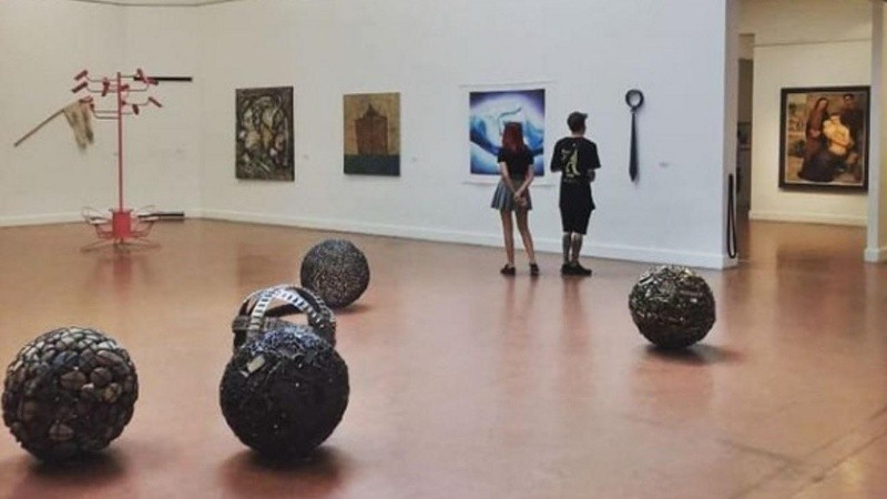 Imagen de la muestra homenaje al Negro Gómez 