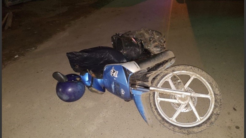 Las escena del sangriento crimen en zona oeste de Rosario