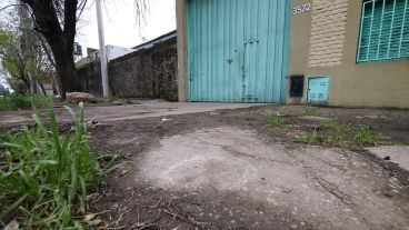 Escena del impactante crimen de Carlos Argüelles