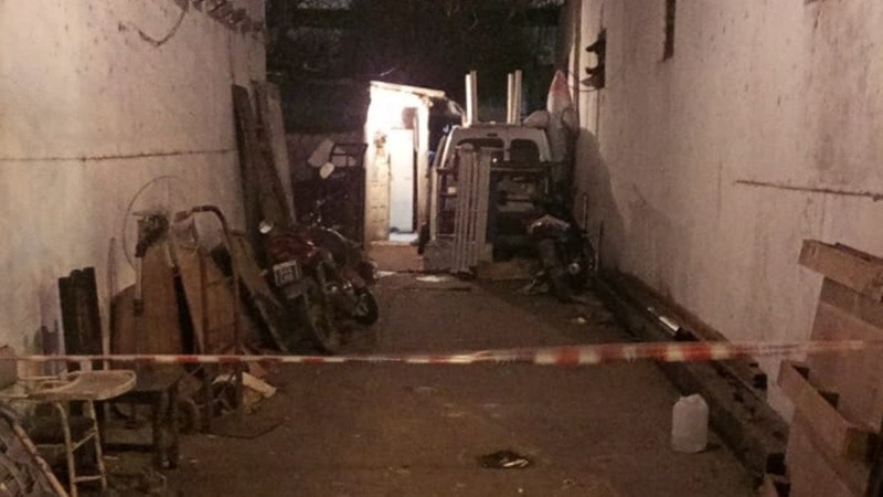 La casa donde se produjo el ataque.