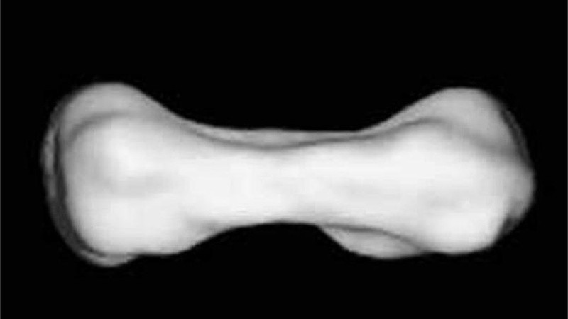 Kleopatra está a 125 millones de millas de la Tierra en su punto más cercano.