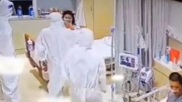 El video del "enfermo fantasma" fue compartido por TikTok.