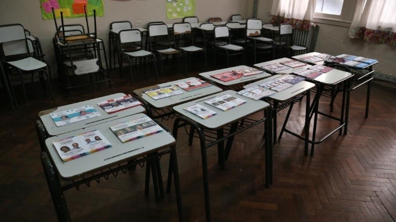 Las boletas que esperaban por electores.