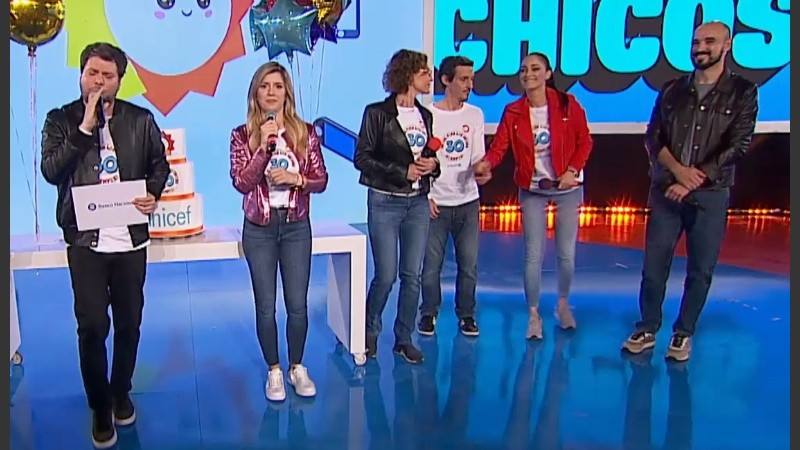 En momento en el que Guido Kaczka anunciaba que la recaudación de Un Sol para los Chicos era de 215.970.245 pesos.