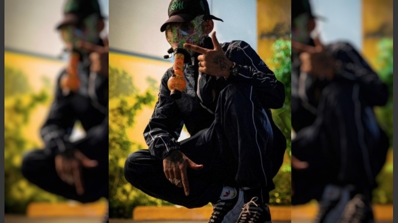 Elian Ángel Valenzuela, más conocido como L-Gante.