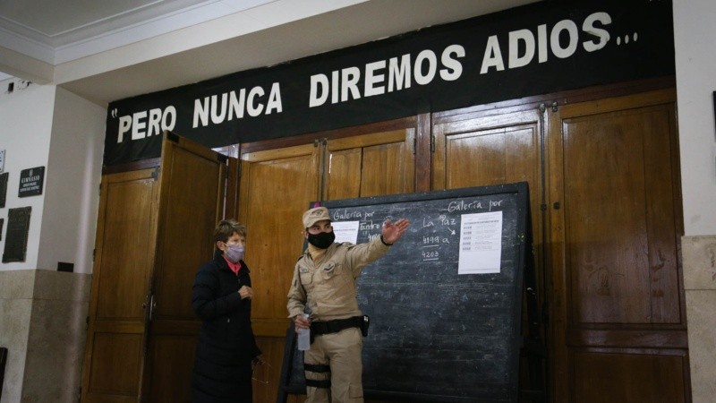 Postales de las elecciones en Rosario este domingo. 