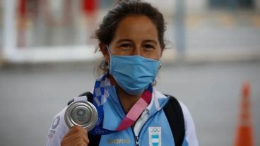 "Nada me importa tanto como la medalla", afirmó la deportista.