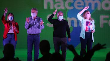 Festejos en Central Córdoba.