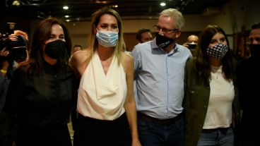 Losada ganó y fue todo festejo.