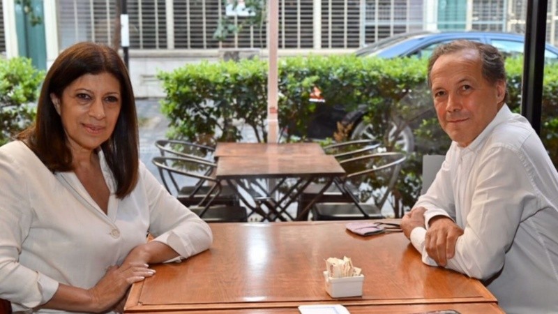 García y Giustiniani en la reunión post Paso.