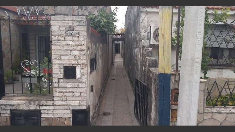 El domicilio del allanamiento.