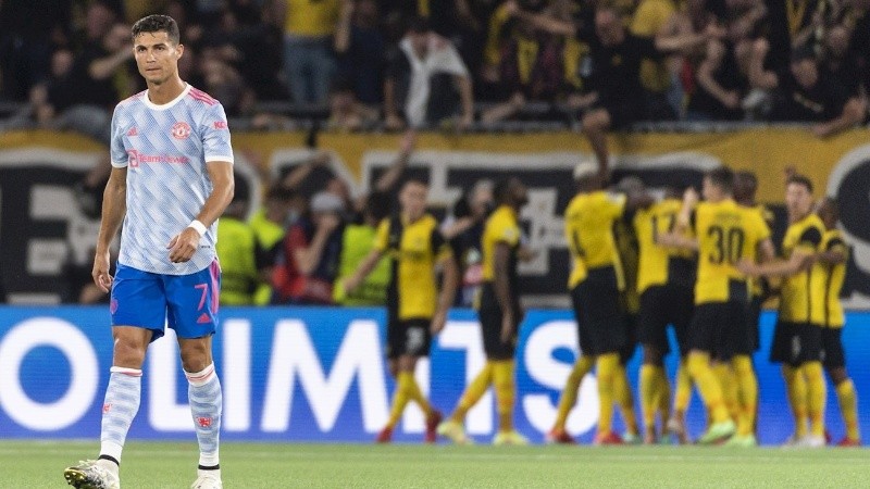 Ronaldo volvió a marcar, como en la Premier, pero esta vez no celebró.