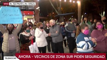 Los vecinos reclamaron seguridad en la esquina de zona sur.