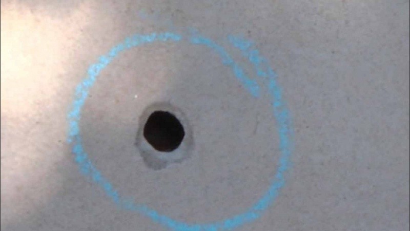 Una de las marcas de la extrema violencia que se vive en las calles de Rosario.