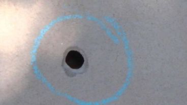 Una de las marcas de la extrema violencia que se vive en las calles de Rosario.