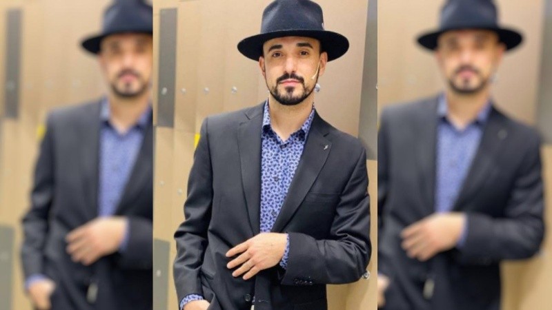 El cantante Abel Pintos.