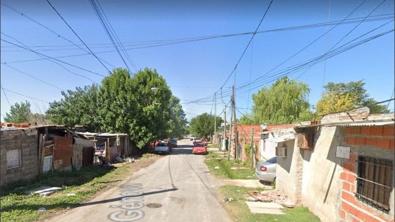 La zona donde se produjo la balacera fatal. 