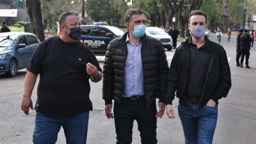 Nacho Astore, candidato a Presidente, este domingo en el Coloso.