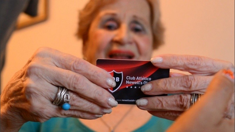 En el 2020, Beatriz recibió su nuevo carnet de socia.