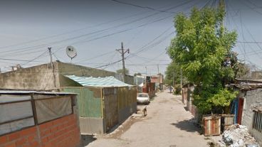 La zona donde anoche mataron a un hombre.