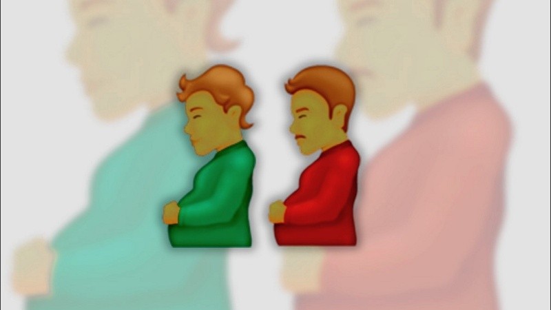 La imagen de un varón embarazado y de una persona embarazada sin marca de género se sumará a los emojis disponibles.