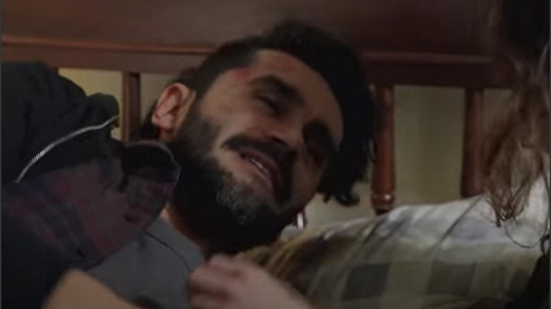 Gonzalo Heredia, tras ser reanimado.