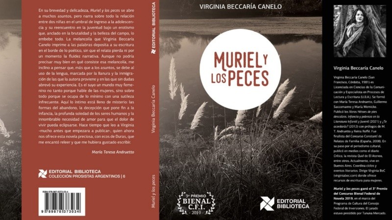 El libro de la autora Virginia Beccaría Canelo se presentará este sábado a las 18 en la Biblioteca Vigil.