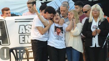 El dolor de los padres de Fernando Báez Sosa.