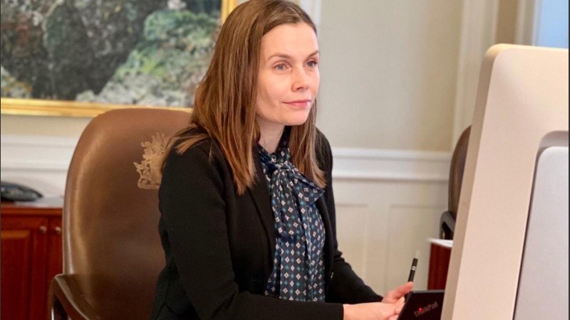 La Primera Ministra de Islandia, Katrín Jakobsdóttir
